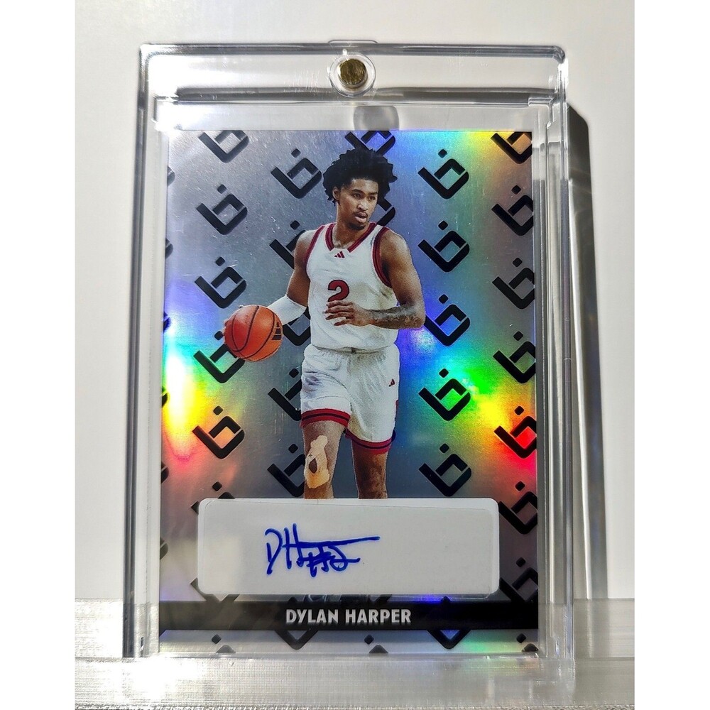 Dylan Harper Autograph 2025 Leaf #BILA-DH1 Signed Basketball Card 296/597